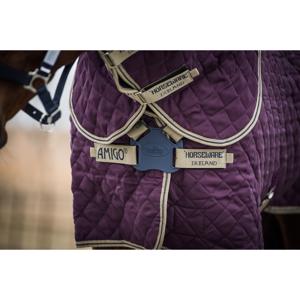 Amigo Stable Rug Plus Disc Front - Fig/Navy